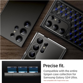 محافظ لنز دوربین اسپیگن مدل Optik Pro EZ Fit برای Galaxy S24 Ultra