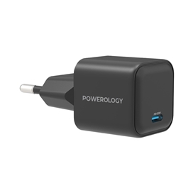 آداپتور شارژ تایپ سی 35 وات پاورولوژی Powerology Ultra-Quick GaN Charger P35WSPCEU