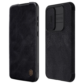 کیف چرمی نیلکین سامسونگ Samsung Galaxy A35 Nillkin Qin Pro Leather Case دارای محافظ دوربین