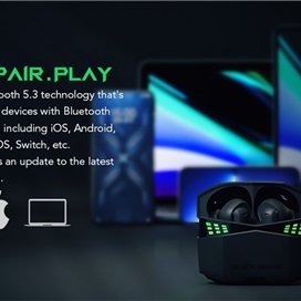 هندزفری گیمینگ بلوتوث دو گوش شیائومی Xiaomi Black Shark Lucifer T6