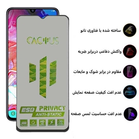 محافظ صفحه نمایش حریم شخصی اپیکوی مدل Cactus-ESD-Privacy مناسب برای گوشی موبایل سامسونگ Galaxy A05s