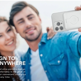 پاوربانک و شارژر وایرلس بازیک مدل Bazic GoMag Flex 10000mAh