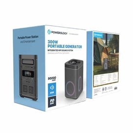 پاورژنراتور و اسپیکر پاورولوژی Powerology Portable Generator 90000mAh PPBCHA37