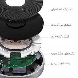 شارژر وایرلس برند اسپیگن Spigen مدل Essential Fast WireLess Charger F306W