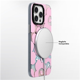 قاب YOUNGKIT یانگکیت Pink Color Changing Floral Magsafe Series مناسب برای Apple iPhone 14