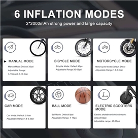 کمپرسور باد شارژی شیائومی Xiaomi MJCQB06QW Portable Electric Air Compressor 2