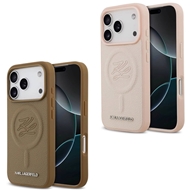 قاب کارل لاگرفلد Karl Lagerfeld چرمی با مگ سیف مناسب برای Apple iPhone 17 Pro Max