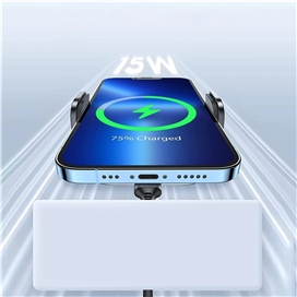 هولدر و شارژر وایرلس دریچه کولری مگ سیف جویروم Joyroom JR-ZS295