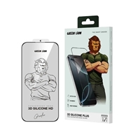 گلس آیفون 17 پرو مکس گرین لاین Green Lion 3D Silicone Plus Iphone 17 Pro Max  GN3DSIL17PCL