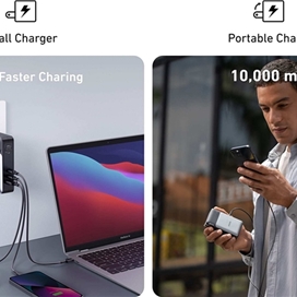 شارژر و پاوربانک 2 در 1 انکر مدل A1651 با سری دو پین