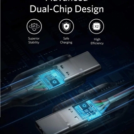 کابل فست شارژ 100 وات انکر PowerLine III USB-C to USB-C طول 180 سانتی متر مدل A8856