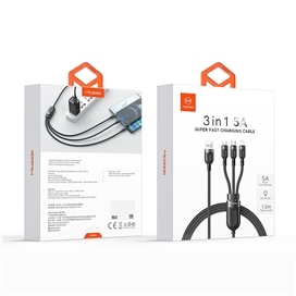 کابل تبدیل USB به USB-C /لایتنینگ /MicroUSB مک دودو Mcdodo مدل CA-8790