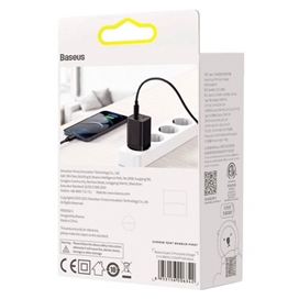 شارژر دیواری فست شارژ بیسوس Baseus Super Si Pro C+U 30W CCCJG30CE CCSUPP-E01 EU توان 30 وات
