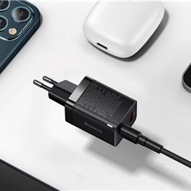 شارژر دیواری فست شارژ بیسوس Baseus Super Si Pro C+U 30W CCCJG30CE CCSUPP-E01 EU توان 30 وات