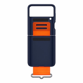 کاور Silicone Cover With Strap سامسونگ Galaxy Z Flip 3