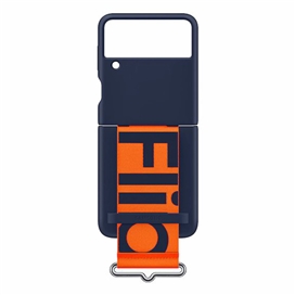 کاور Silicone Cover With Strap سامسونگ Galaxy Z Flip 3