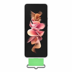 کاور Silicone Cover With Strap سامسونگ Galaxy Z Flip 3