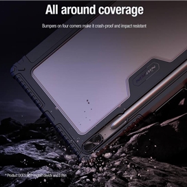 کیف کلاسوری نیلکین مدل Bumper Pro Multi-angle folding مناسب برای تبلت سامسونگ Galaxy Tab S9 FE Plus