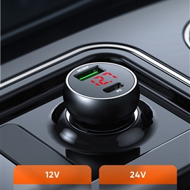 شارژر فندکی 2 خروجی 45W مک دودو بهمراه خروجی PD مدل CC-7030