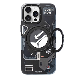 قاب یانگکیت مدل Youngkit Cyberpunk 360 magsafe stand مناسب برای Apple iPhone 16 Pro Max