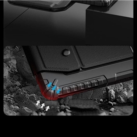 کیف کلاسوری کیبورد دار نیلکین مدل Bumper Go Keyboard مناسب برای تبلت اپل iPad Air 13 2024