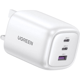 شارژر دیواری 65 وات با سه پورت USB-C و USB-A یوگرین مدل CD306