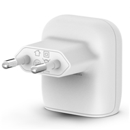 شارژر دیواری بلکین مدل WCA003vf04WH به همراه کابل لایتنینگ