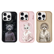 قاب برند نیمی مدل Nimmy Embroidery Magnetic Case مناسب برای Apple iPhone 16 Pro