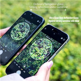 گلس برند بلوئو Blueo مدل AR 3D Curved مناسب برای Apple iPhone 16 Pro Max بهمراه ابزار نصب