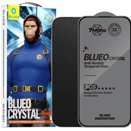 گلس برند بلوئو Blueo مدل Blueo Crystal Anti-scratch مناسب برای Apple iPhone 16 Pro Max بهمراه ابزار نصب
