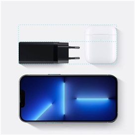 شارژر دیواری بیسوس مدل GaN3 Pro-65W به همراه کابل USB-C