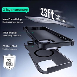 قاب آیفون 16 پرو مدل ESR Cyber Tough