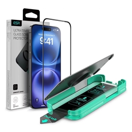 محافظ صفحه نمایش آیفون 16 پرو مکس ESR Armorite همراه با ابزار نصب آسان