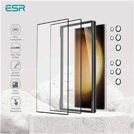 محافظ صفحه و لنز دوربین ESR برای Galaxy S23 Ultra (بسته 2تایی)