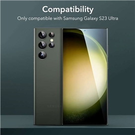 محافظ صفحه و لنز دوربین ESR برای Galaxy S23 Ultra (بسته 2تایی)
