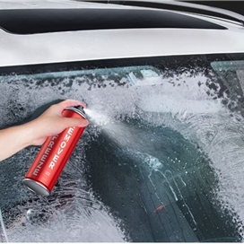 اسپری ضدیخ بیسوس Baseus Melting Point Deicer ACCBJ-09 همراه با پارو دستی و حوله