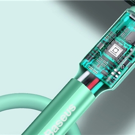 کابل Type C بیسوس Baseus Silica gel CATGJ-A01 / A06 cable توان 2.4 آمپر به طول 2 متر