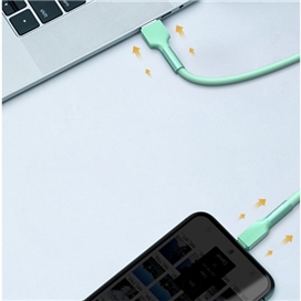 کابل Type C بیسوس Baseus Silica gel CATGJ-A01 / A06 cable توان 2.4 آمپر به طول 2 متر