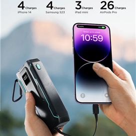 پاور بانک 22.5 وات 10000 جویروم با کابل متصل JOYROOM JR-L017 Power Bank