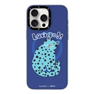 قاب YOUNGKIT یانگکیت Blue Polka Dot Cat Magsafe Series مناسب برای Apple iPhone 15 Pro Max