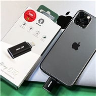 مبدل OTG لایتنینگ به USB 3.0 برند گرین Green مدل GNLOTGBK با گارانتی