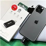 مبدل OTG لایتنینگ به USB 3.0 برند گرین Green مدل GNLOTGBK با گارانتی