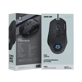 موس سیمی گیمینگ گرین لاین Green Lion G250 Gaming Mouse GNG250GAMBK