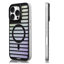 قاب برند یانگکیت Youngkit Geek Color-Changing Luggage-Inspired iphone مناسب برای Apple iPhone 15 Pro Max