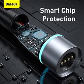 کابل شارژر مگنتی لپ تاپ لنوو بیسوس Baseus Zinc Lenovo Type C to DC CATXC-U01 طول 2 متر توان 100 وات