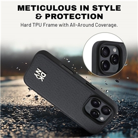 قاب آیفون 16 پرو مکس DKNY HARD CASE MAGSAFE REPEAT PATTERN PU LEATHER