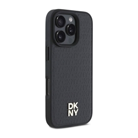 قاب آیفون 16 پرو مکس DKNY HARD CASE MAGSAFE REPEAT PATTERN PU LEATHER