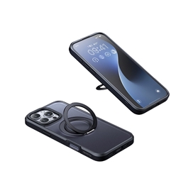 قاب آیفون 16 پرومکس مگسیف دار با پایه مک دودو Mcdodo Iphone 16 pro max Protective Case With Magnetic Structure PC-4933