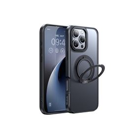 قاب آیفون 16 پرومکس مگسیف دار با پایه مک دودو Mcdodo Iphone 16 pro max Protective Case With Magnetic Structure PC-4933