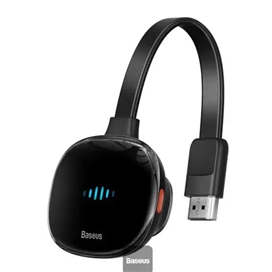 دانگل وای فای HDMI بیسوس Baseus Meteorite Shimmer Wireless Display Adapter 4k/30Hz BS-OH154